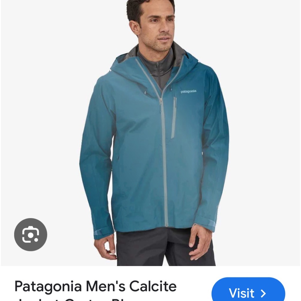 Patagonia men’s calcite jacket new with tags size small
